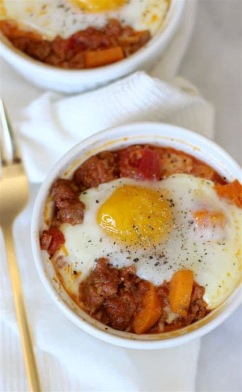 Paleo Chorizo Baked Eggs Recipe My Style Vita