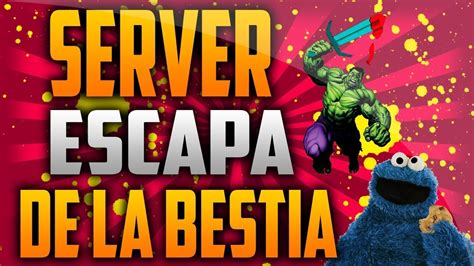 Escapa De La Bestia Servidor Minelc Minecraft Youtube