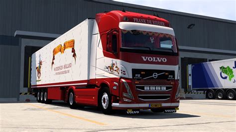 Volvo Fh Trailer Frank De Ridder Belgrade Sibiu Promods Euro