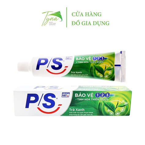 Kem đánh răng PS Bảo vệ 123 Trà xanh - 180g | Tyna shop