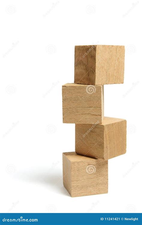 Stack Of Wooden Blocks Stock Image Image Of Arrange 11241421