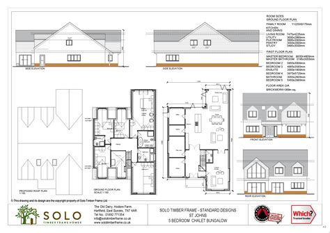 Self Build Bungalow And Chalet Designs Solo Timber Frame Homes