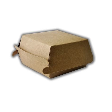 Caja Grande Desechable Para Hamburguesa 5 Paquetes De 100 Ud