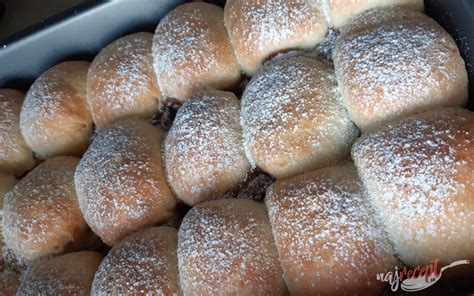 Domáce kysnuté buchty s nutelou NajRecept sk