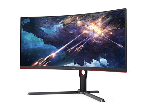 Aoc Widescreen Lcd Led Curved Gaming Monitor Freesync Cq G E