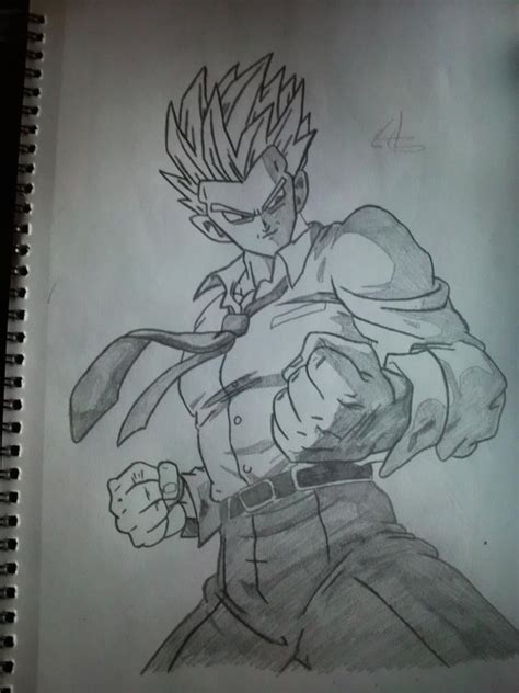 Super Saiyan 2 Adult Gohan By Infenityi66 On Deviantart