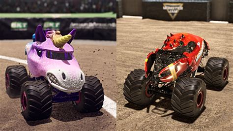 CRAZY CREATURES BEST Freestyle Moments From Monster Jam Steel Titans 2