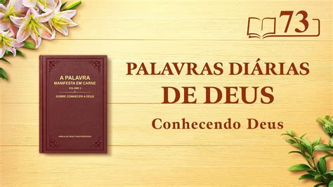 Palavra De Deus Do Dia A Obra De Deus O Caráter De Deus E O Próprio