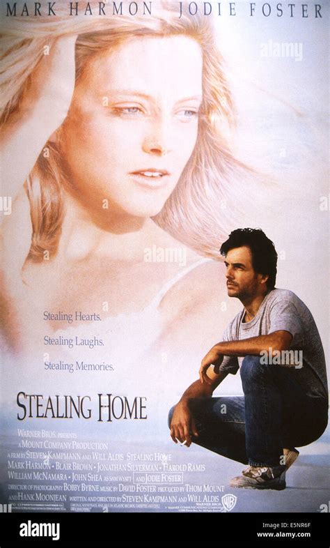 STEALING HOME, US poster, from left: Jodie Foster, Mark Harmon, 1988 ...