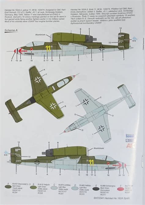 Heinkel He Spatz German Ww Ii Jet Fighter Special Hobby