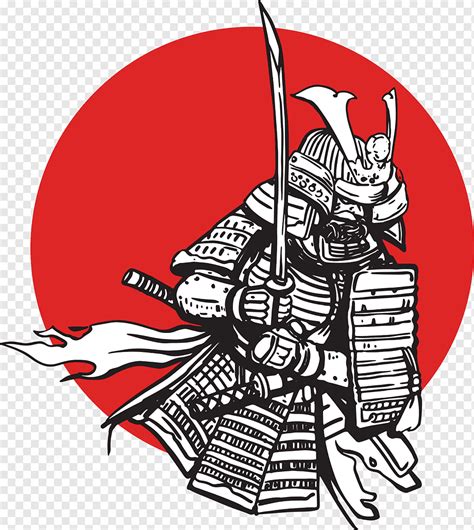 Japanese Samurai Sun Png Pngwing