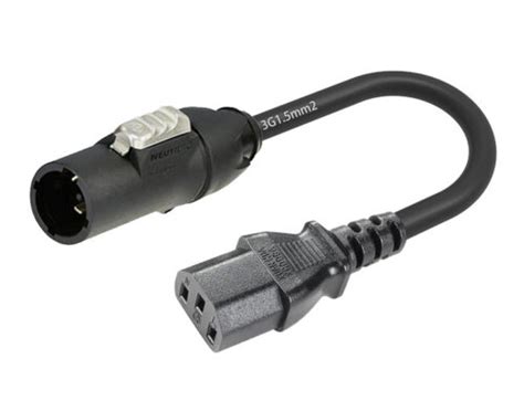 Spc010 Power Twist Iec C13 Adapter Cable Propaudio