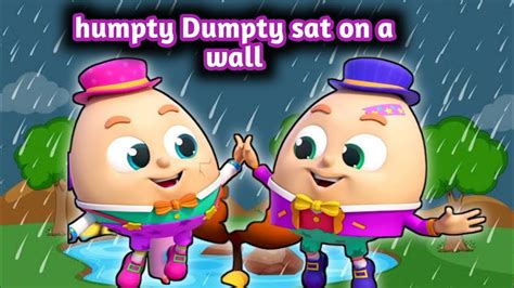 Humpty Dumpty Poem Prenursery Rhyme Humpty Dumpty Sat On A Wall