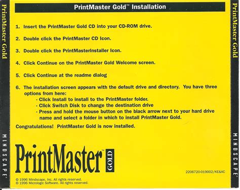 Printmaster Gold Version 1 For Macintosh Mindscape Free Download