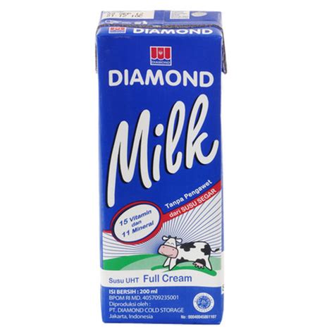 Jual Diamond Milk Uht Full Cream Ml Diamond Full Cream Uht Kab