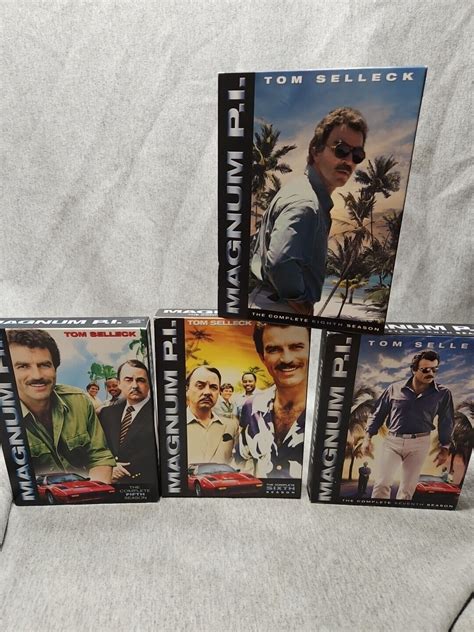 Magnum PI Tom Selleck Complete Series Seasons 5 8 DVD Box Set Lot