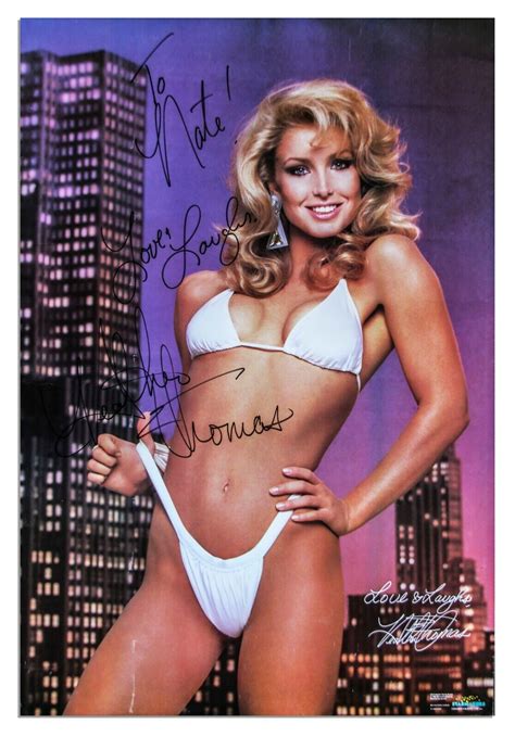 Heather Thomas 22 X 32 Signed Color Poster In Bikini Ebay