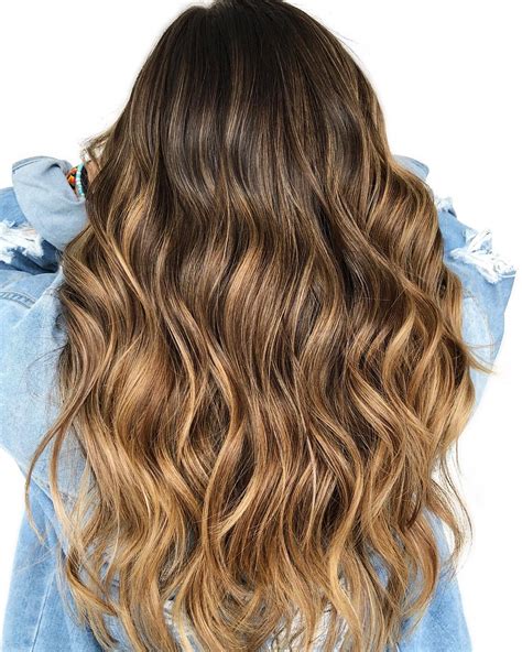 Balayage Miel Sur Cheveux Châtain Foncé Idées Inspirantes