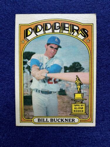 Topps Baseball Bill Buckner Los Angeles Dodgers Ebay