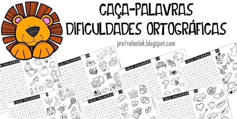 Palavras Com Dificuldades Ortograficas - CAÇA-PALAVRAS DIFICULDADES ORTOGRÁFICAS – Criar Recriar Ensinar