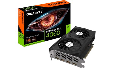 Видеокарта Gigabyte GeForce RTX 4060 Windforce OC 8 ГБ GDDR6 (GV ...