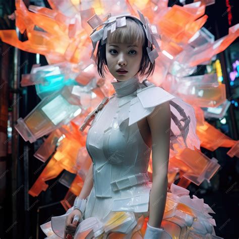 Premium AI Image | The Enigmatic Encounter Cyberpunk Dreams in Shinjuku ...