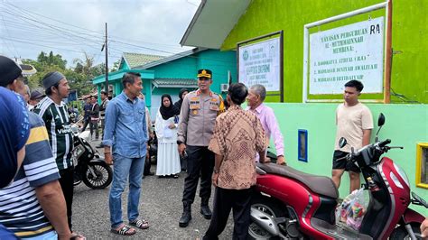 Kapolres Parepare Melakukan Pengecekan Giat Pengamanan Pemungutan Dan