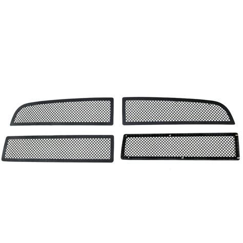 Eag Stainless Steel Wire Mesh Grille In Textured Black Fits 09 12