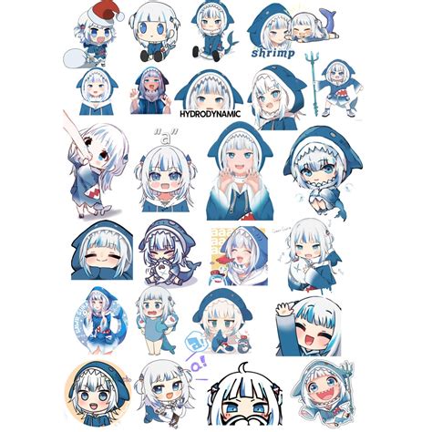 Mua Stickers Anime Manga Gawr Gura Hololive H Nh D N Gawr Gura