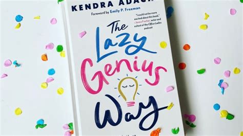 6 Week Lazy Genius Book Study Outline