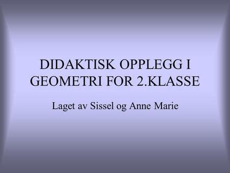 Geometriske Figurer Beregnet P Sm Skoletrinnet Eller Klasse