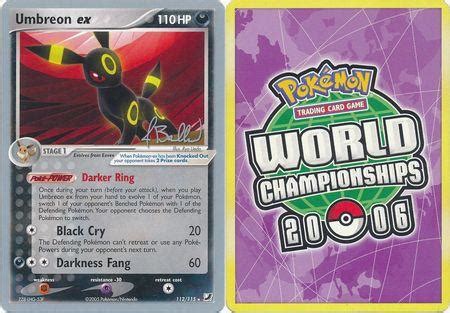 Umbreon Ex Prices Pokemon World Championships Pokemon Cards