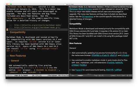 Markdown Mode For Emacs