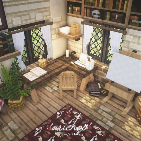 Minecraft Cottagecore Interior Design CIT in 2024 | Easy minecraft ...