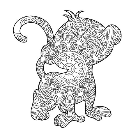Animale Mandala: Mandala Da Colorare Animali Edizione 7