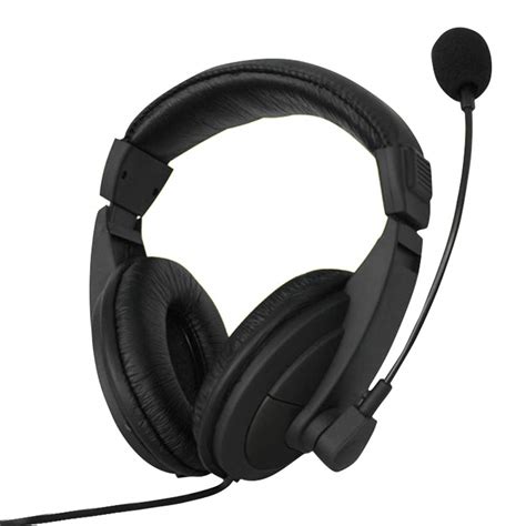 3.5mm Wired Headphones with Microphone PC Headphones Over Ear ...