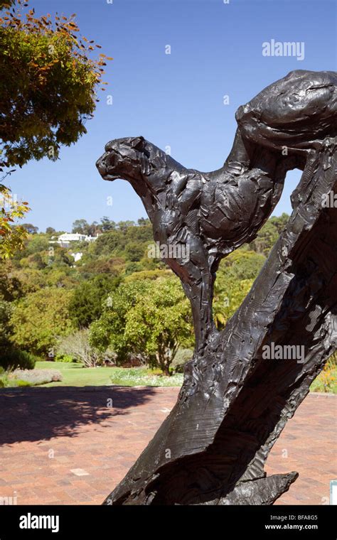 A statue in the Kirstenbosch National Botanical Gardens, Cape Town ...