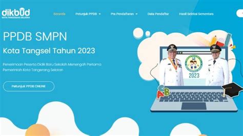 Pendaftaran PPDB SMP Tangsel 2023 Tahap 2 Jalur Prestasi Rapor Syarat