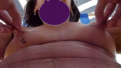 Long Nipples Mature Get Her Nipples Pulled At Public Beach Amateur