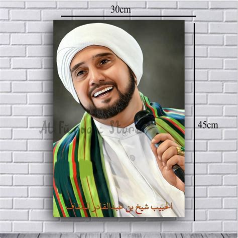 Jual Poster Habib Syech Bin Abdul Qodir Assegaf Foto Habib Syech Bin Abdul Qodir Assega