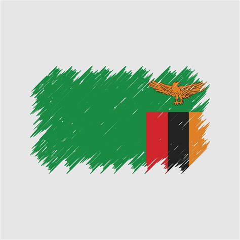 Zambia Flag Brush. National Flag 9943947 Vector Art at Vecteezy