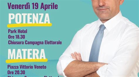 Elezioni Regionali Basilicata Il Programma Del Candidato Presidente