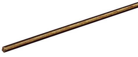 Steelworks 14 In D X 12 In L Threaded Brass Rod 1 Pk