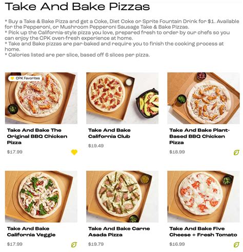 California Pizza Kitchen Coconut Point Fl Menu Updated July 2024