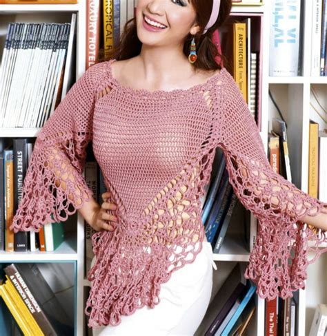 Delicadezas En Crochet Gabriela Blus N