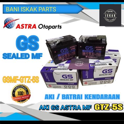 Jual Aki Gs Astra Otopart Gtz S Original Ah Shopee Indonesia