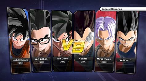 Xenoverse 2 Requested Match PC Goku Gohan Goten Vs Vegeta Mirai