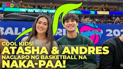 Andres At Atasha Muhlach Naglaro Ng Basketball Na Naka Paa YouTube