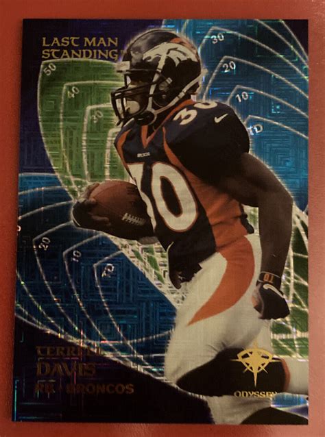 Terrell Davis 2000 Collector S Edge Last Man Standing 2500 EBay