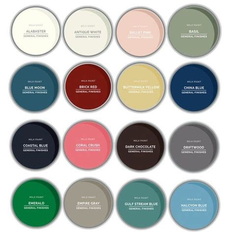 General Finishes Milk Paint Quarts Oz All Colors Available